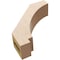 Ekena Millwork 3-inch W x 10-inch D x 10-inch H Imperial Rough Cedar Woodgrain TimberThane Knee Brace, Primed BRCUR03X10X10IMPRCPR - alternate 6